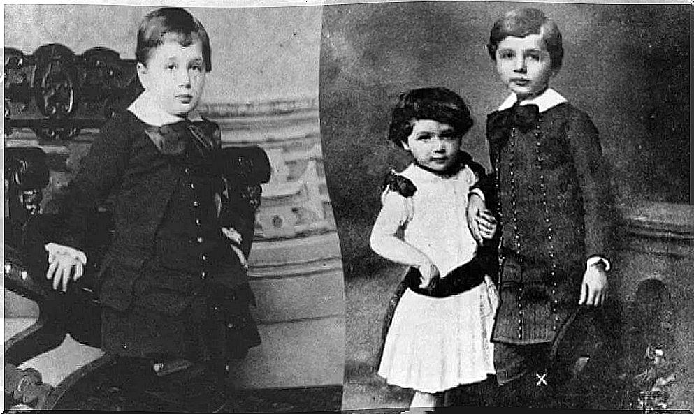 photo of Albert Einstein as a child