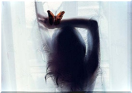 Woman-and-butterfly