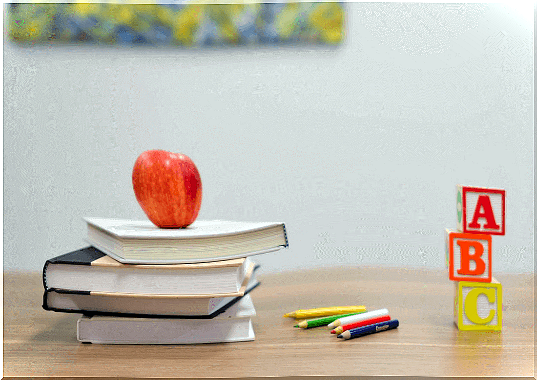 books and pencils